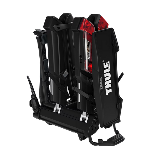 Portabicicletas Thule Epos 2 | Plegable y Abatible | 2 Bicicletas Eléctricas | Fijación Telescópica
