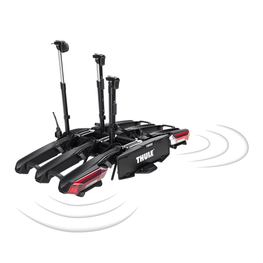 Portabicicletas de Bola Plegable Thule Epos ParkSecure para 3 Bicicletas