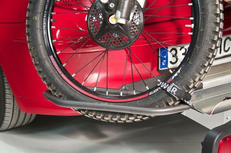 Portamotos TowCar Racing + adaptador rueda