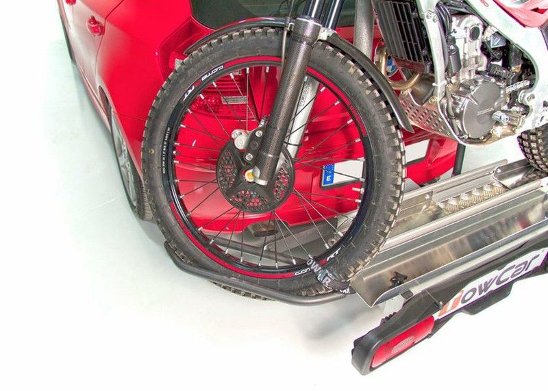 Portamotos TowCar Racing + adaptador rueda