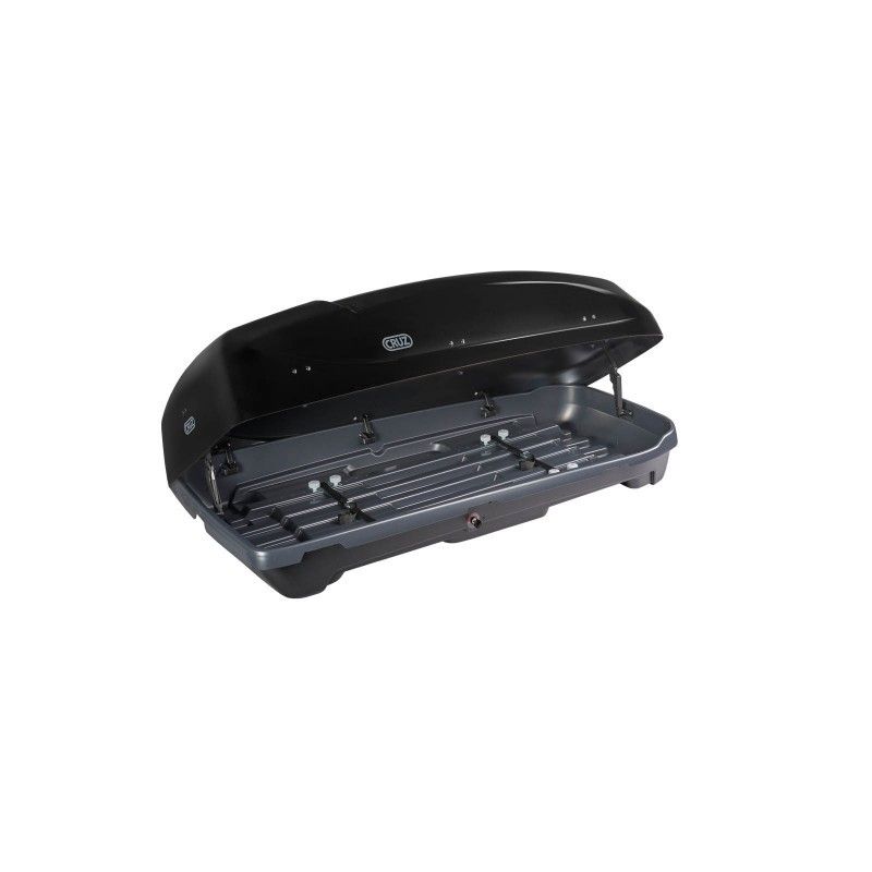 Cofre CRUZ Paddock 400N negro brillo / 400GM Gris mate