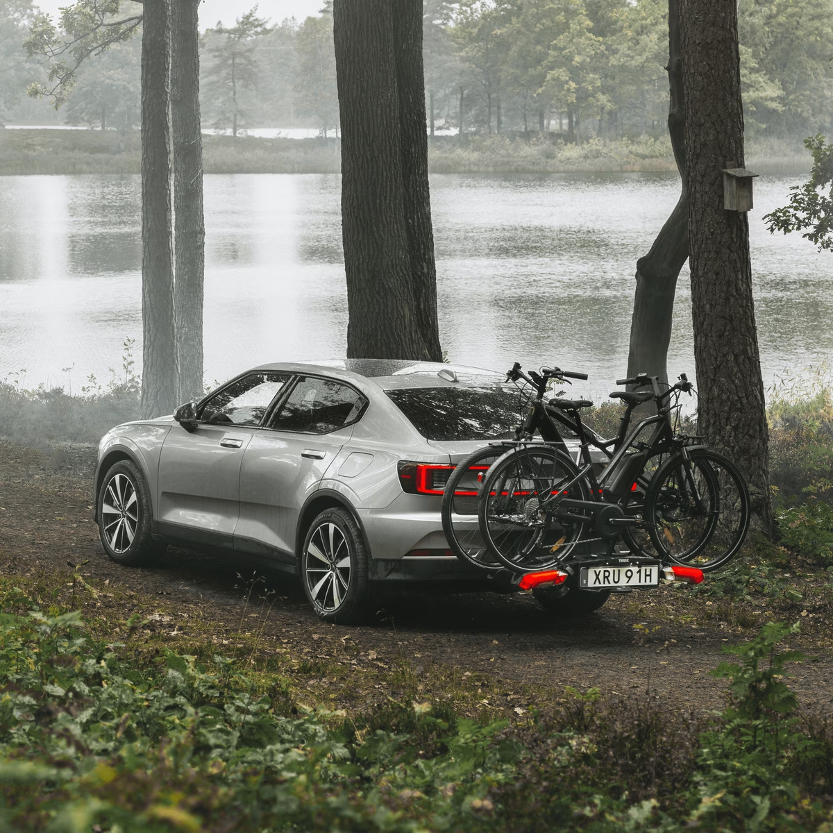 Porta bicicletas Thule Epos 2 + bolsa + antirrobo Abus