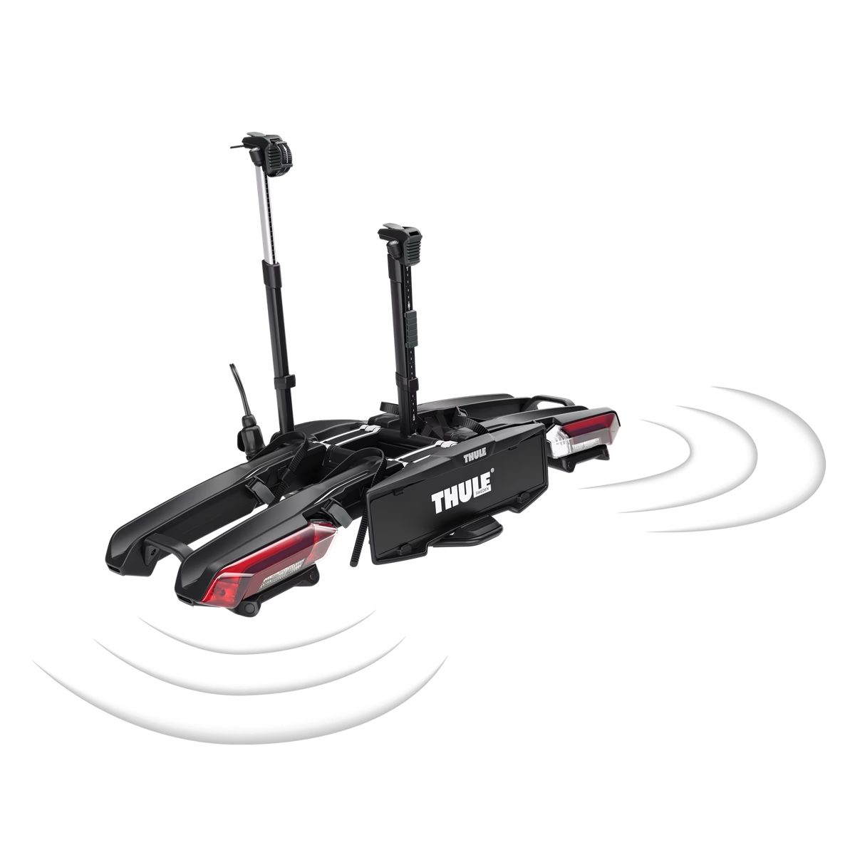 Portabicicletas de Bola Plegable Thule Epos ParkSecure para 2 Bicicletas
