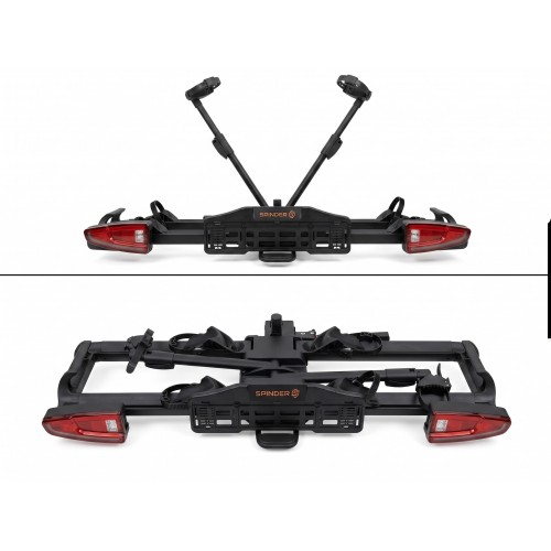 Pack Portabicicletas Spinder TX2 LED 2026 + Placa V-20 + Matrícula de Regalo