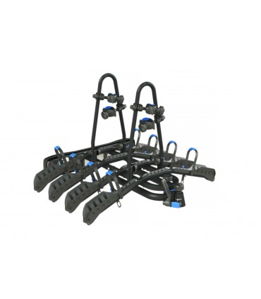 Portabicicletas Hapro Atlas Active 4 | 4 Bicicletas | Plegable | Inclinable | Carga 60kg | Antirrobo