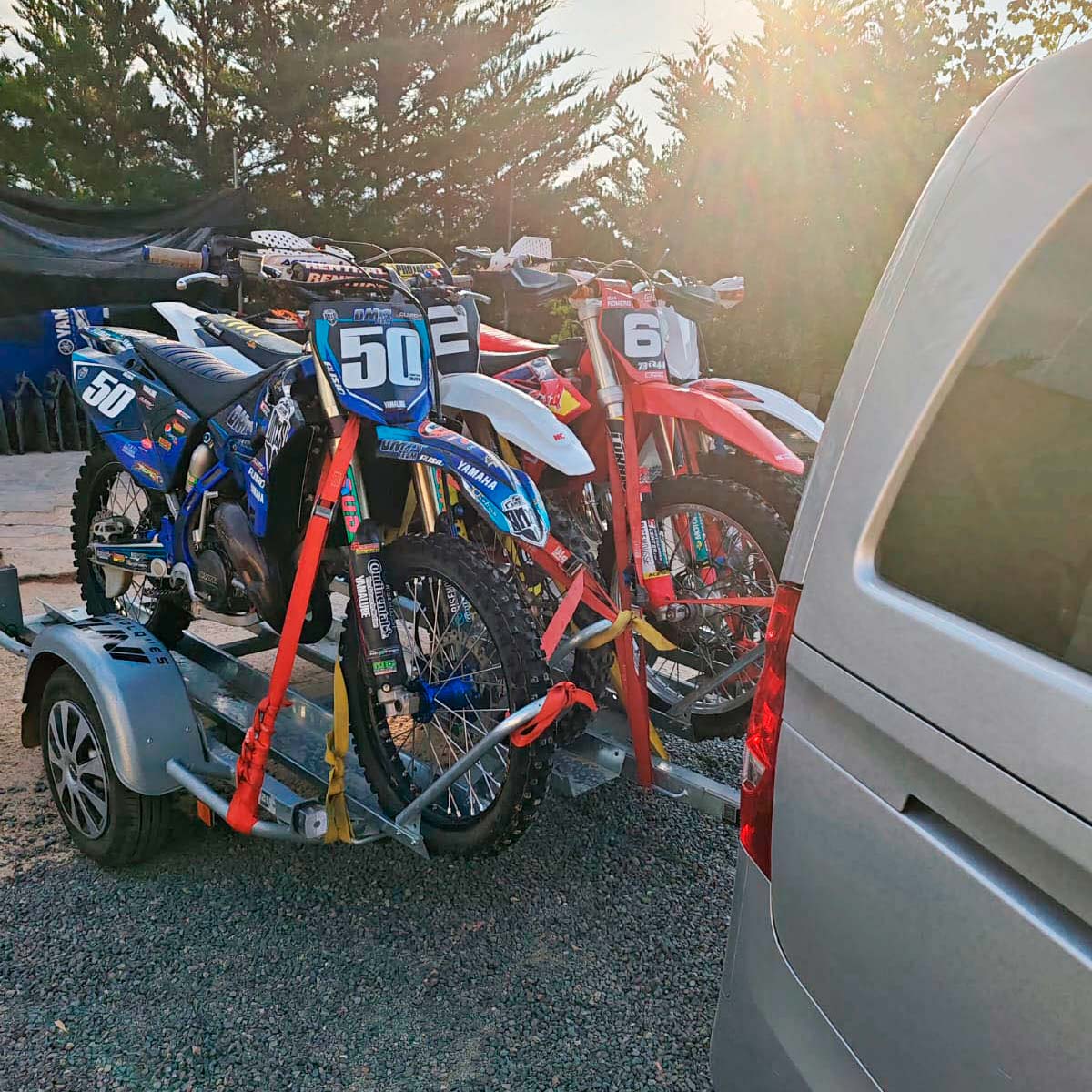 Remolque para cuatro motos grandes GALLARDO PLUS 4R